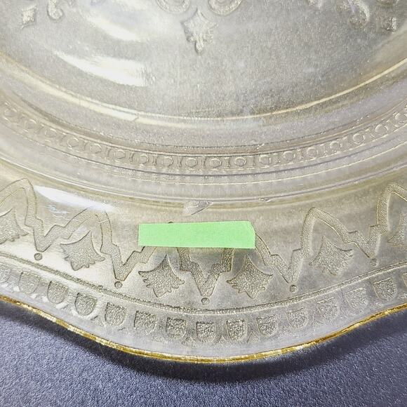 Federal Glass Patrician Spoke Dinner Plate 11" Amber Yellow Depression Glass - Picture 5 of 5